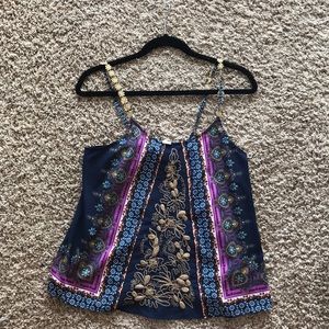 Buckle flowy tank